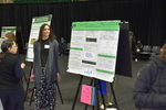 Kamryn presting her work from Laura Dilley's lab on misinformation.